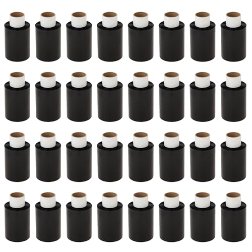 【箱売り】APMジャパン 梱包用ラップ（ミニストレッチフィルム） らくらくハンディラップ100 カラー Black 100mm×150m 送料無料