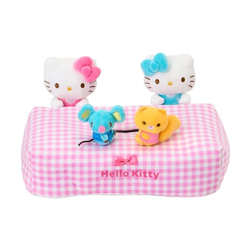サンリオ(SANRIO) ティシュボックスケース 月暈キティ 097845 貨物輸送無料 オルゴール-インテリア小物・置物-インテリア・寝具・収納