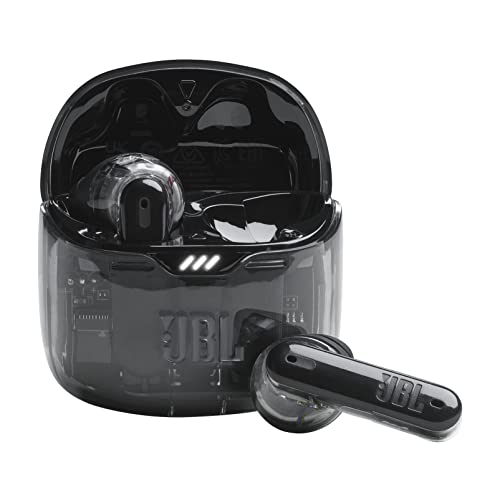 JBL TUNE FLEX GHOST ワイヤレスイヤホン bluetooth 2ウェイ装着/ノイズキャンセリング/IPX4/ブラック/ 送料無料