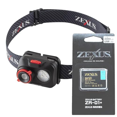 冨士灯器 ZEXUS(ゼクサス) LED点火装置 ZX-195 専用申し受ける池 ZR-01+書き割り [最大限度400lm メインLED点灯第四次元 貨物輸送無料