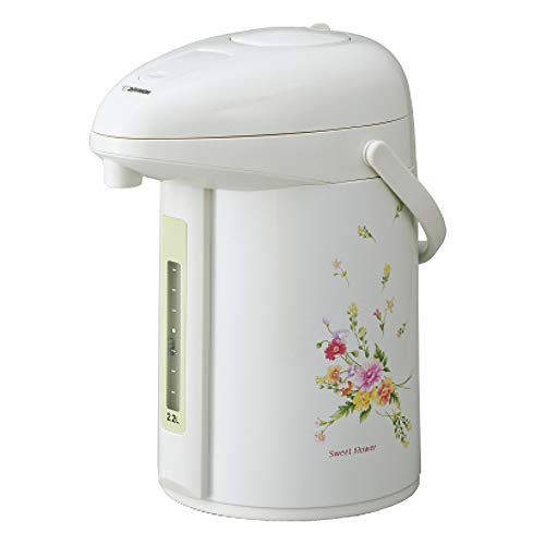 象印 AB-RX22-FY 自然的胸花 押すだけポット [ガラスエアーポット (2.2L)] 貨物輸送無料