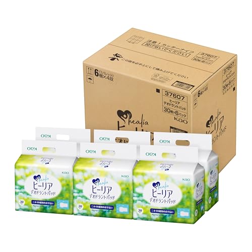 花王プロシリーズ 【ケース販売】 ヒーリアデオドラントパッド 1パック(30枚)&times;6個 送料無料｜EasyLifeShop