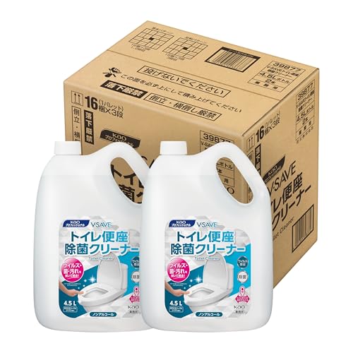【大容量】 【ケース販売】 V-SAVE 便座除菌クリーナー 4.5L 梱販売用 業務用 お手洗い 花王プロフェッショナル・サービス 送料無料｜EasyLifeShop