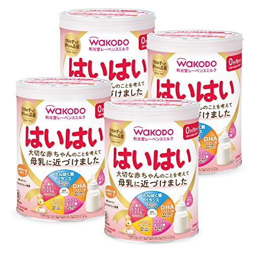 【和光堂】 レーベンスミルク はいはい 810g&times;4缶 粉ミルク 粉末 [0か月から1歳頃] ベビーミルク DHA・アラキドン酸配合 送料無料｜EasyLifeShop
