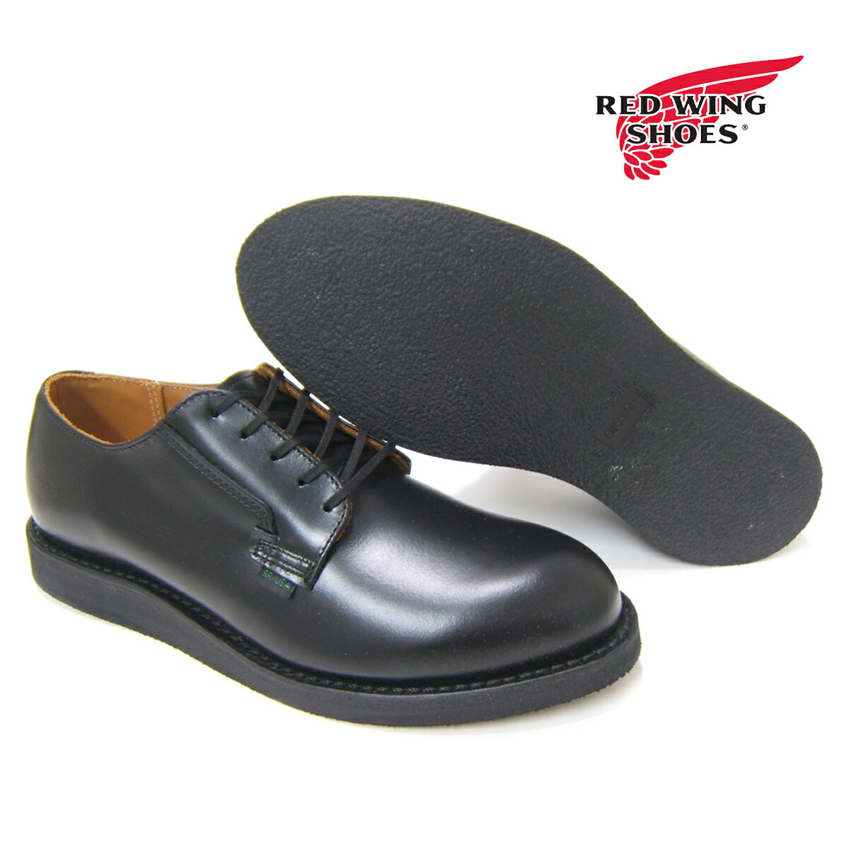 RED WING SHOES #101 ブラック レースアップ 7 1/2 D RED WING SHOES レッドウィング POSTMAN OXFORD ポストマン
