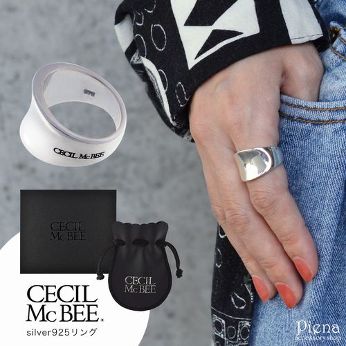 CECILMcBEE セシルマクビー シルバー925 リング レディース メンズ ユニセックス シャイニング 送料無料 アクセサリー ギフト プレゼント