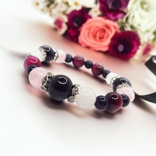 楽天市場】タイガーアイ マラカイト オニキス ブレスレット キッズ