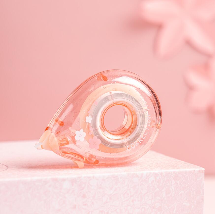 大人可愛い☆桜柄修正テープ 桜 修正テープ 補修テープ 可愛い 文房具 筆記用具 文具 筆記具 プレゼント ギフト 可愛い 女の子 新学期 おもしろ文具 5mm×6m 筆記具 | antiguaboreal.com