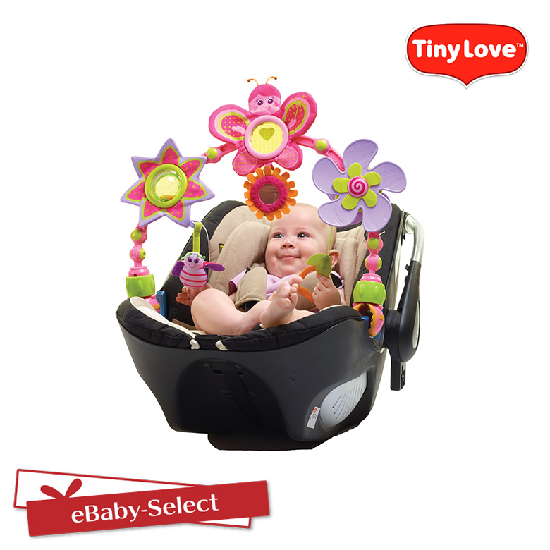 楽天市場 Tinylove タイニーラブ ベビーカー 簡単取り付け オモチャ バタフライストロール Ebaby Select