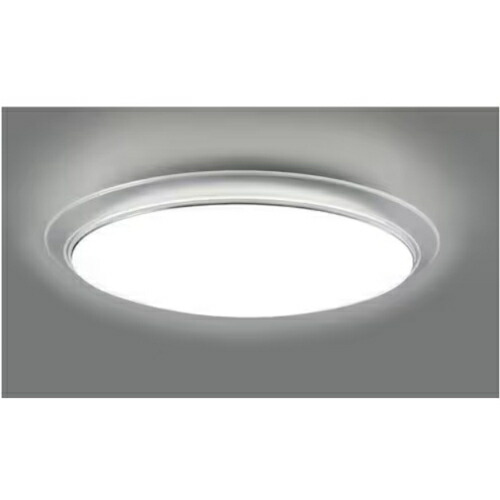 東芝(TOSHIBA) NLEH14058E-LC LEDシーリングライト 14畳 調光 調色 リモコン付 ON/OFFタイマー搭載 省エネモデル シルバートリムデザイン