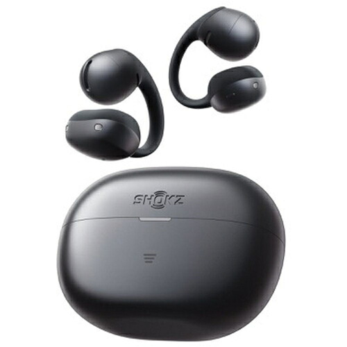 Shokz(AfterShokz)(ショックス(アフターショックス)) OpenDots Air ブラック 完全ワイヤレスイヤホン SKZ-EP-000072 イヤーカフ型 AI搭載マイク採用 Bluetooth対応|イーベストPC・家電館