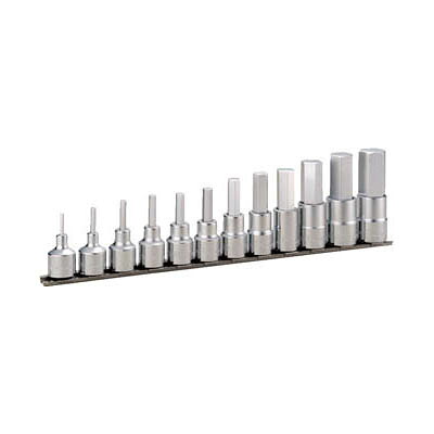 TONE トネ HH412 ヘキサゴンソケットセット ホルダー付 12pcs HH412
