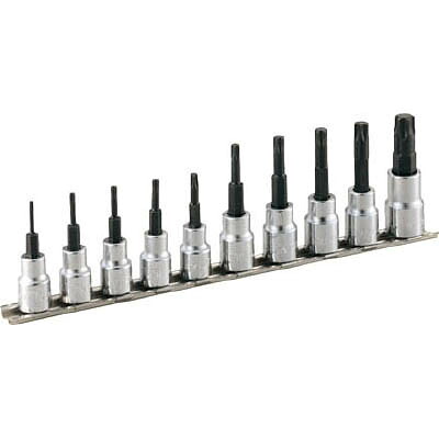 ＴＯＮＥ トネ HTX310 トルクスソケットセット 強力タイプホルダー付 10pcs HTX310