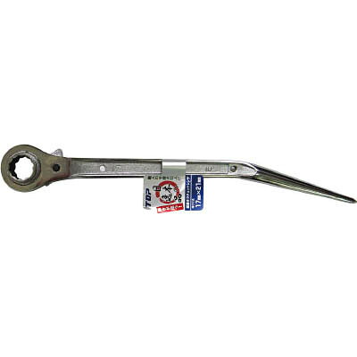 トップ工業 RM-17X21N-BT-SV 総磨きシルバーメッキ ラチェットレンチ 竜也モデル 17X21MM RM17X21NBTSV