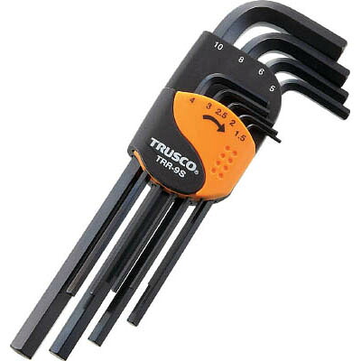 トラスコ中山 TRR-16S 六角棒レンチセット 標準タイプ 16本入 TRR16S