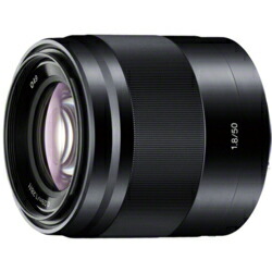 ソニー SONY E 50mm F1.8 OSS ブラック SEL50F18B Eマウント用 APS-C 単焦点レンズ SEL50F18B