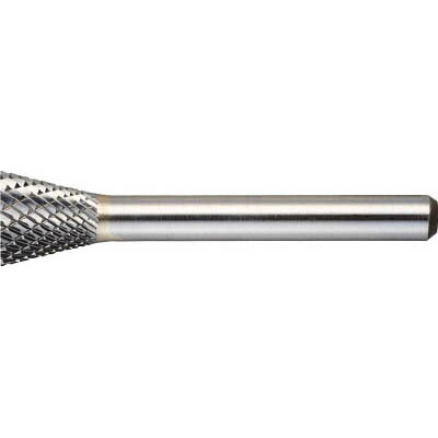 【対象ショップ限定 先着フラッシュクーポン】トラスコ中山 TB52C190 超硬バー 逆テーパー型 Φ19X刃長16X軸6 ダブルカット TB52C190 6,525円