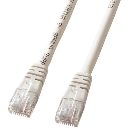 サンワサプライ KB-T5T-40N ライトグレー エンハンスドカテゴリ5単線LANケーブル 40m KBT5T40N