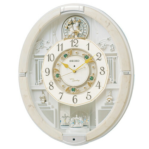 セイコー SEIKO RE576A アイボリーマーブル模様 電波掛け時計 RE576A|イーベストPC・家電館