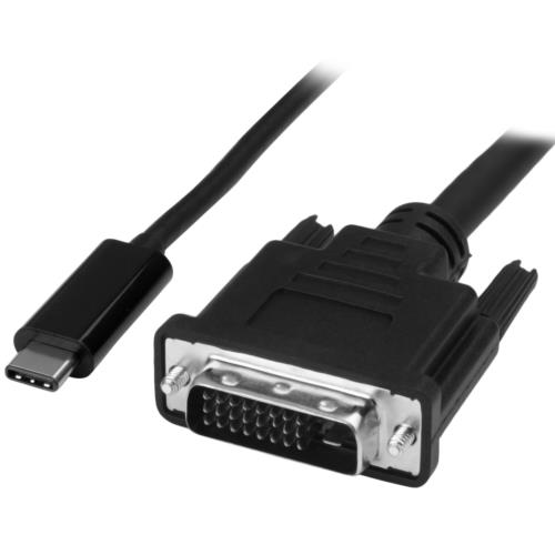 【対象ショップ限定 先着フラッシュクーポン】StarTech スターテック CDP2DVIMM1MB USB Type-C-DVI変換アダプタケーブル 1m CDP2DVIMM1MB