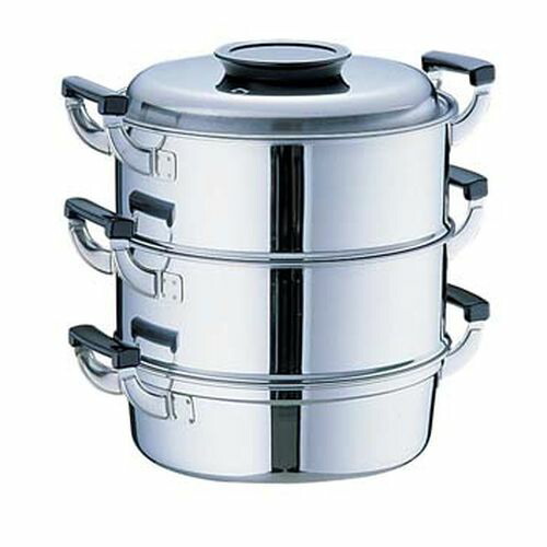 神子島製作所 桃印18-0丸型蒸器 29cm 3段 4589511091654 11,202円