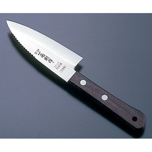トギノン販売 一角 小出刃 ウロコ取付 12cm P-120D