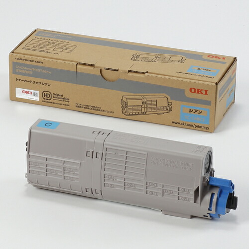 【対象ショップ限定 先着フラッシュクーポン】OKI TC-C4BC1 純正 トナーカートリッジ シアン TCC4BC1