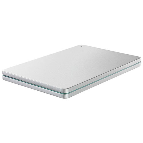 IODATA アイ・オー・データ HDPX-UTS2S Silver×Green ポータブルHDD 2TB USB3.0/2.0接続 HDPXUTS2S