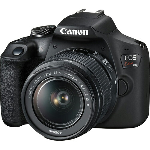 【長期保証付】【1位受賞!!】CANON キヤノン EOS Kiss X90 EF-S18-55 IS II レンズキット EOSKISSX90LK 50,359円