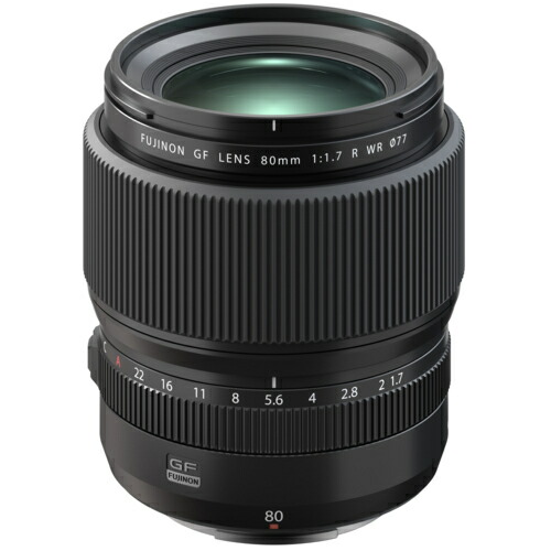 【長期保証付】富士フイルム FUJIFILM GF80mmF1.7 R WR フジフイルムGマウント フジノンレンズ GFXシリーズ用大口径標準単焦点レンズ GF80MMF17RWR