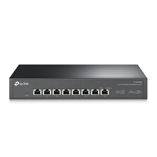 TP-Link ティーピーリンク TL-SX1008 8ポート 10G デスクトップ/ラックマウント スイッチ TLSX1008|イーベストPC・家電館
