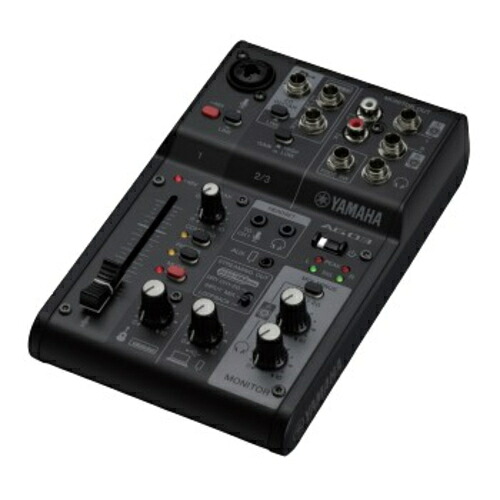 ヤマハ YAMAHA AG03MK2 ブラック USB接続 Live Streaming Mixer AG03MK2B 14,285円