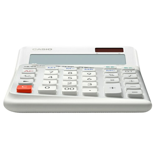 CASIO カシオ DE-12D-WE-N 人間工学電卓 右手使用向け 12桁 DE12DWEN|イーベストPC・家電館