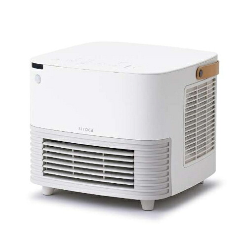 【長期保証付】シロカ siroca SH-CF131-W ホワイト ポカCUBE 人感センサー付きセラミックファンヒーター SHCF131W｜イーベストPC・家電館
