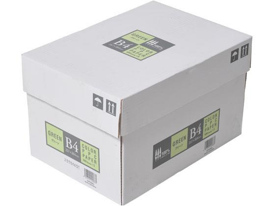 APP カラーコピー用紙 グリーン B4 500枚×5冊[代引不可]