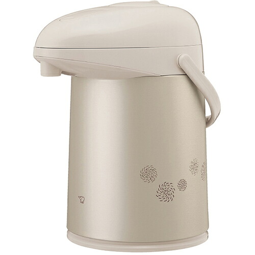 象印 ZOJIRUSHI AB-RC22-CM マットベージュ ガラスポット 押すだけポット 容量2.2L 口径約45mm ABRC22CM