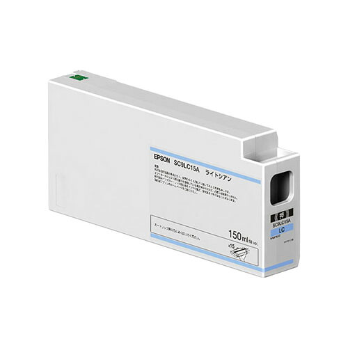 【対象ショップ限定 先着フラッシュクーポン】エプソン EPSON SC9LC15A 純正 インクカートリッジ ライトシアン 150ml SC9LC15A