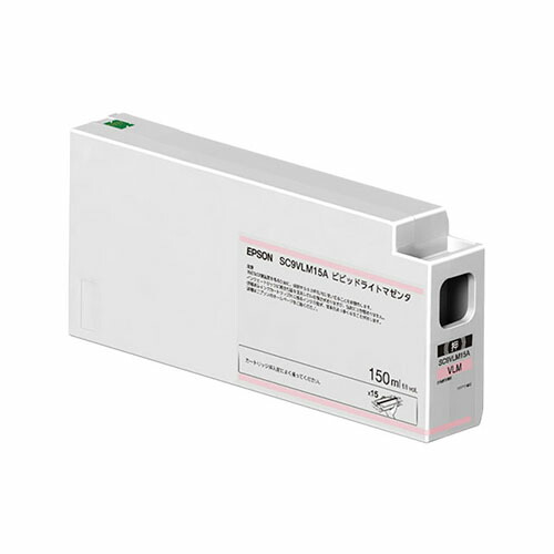 【対象ショップ限定 先着フラッシュクーポン】エプソン EPSON SC9VLM15A 純正 インクカートリッジ ビビッドライトマゼンタ 150ml SC9VLM15A