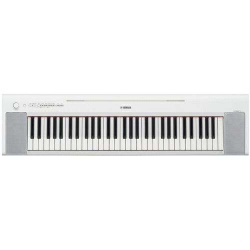 【対象ショップ限定 先着1000円OFFクーポン】ヤマハ YAMAHA NP-15WH ホワイト piaggero ピアジェーロ 電子キーボード 61鍵盤 NP15WH