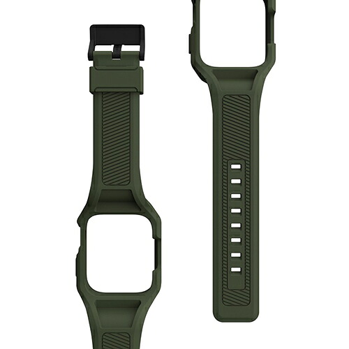 【対象ショップ限定 先着フラッシュクーポン】UAG ユーエージー UAG-RAW45SPLS-OL オリーブ Apple Watch 45mm用ケース+バンド SCOUT+ UAGRAW45SPLSO