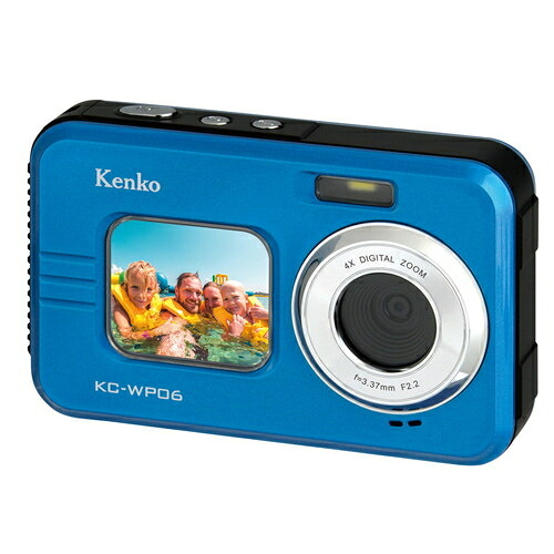 【長期保証付】ケンコー Kenko KC-WP06 前面モニター付 防水 デジタルカメラ IPX8/IP5X KCWP06|イーベストPC・家電館