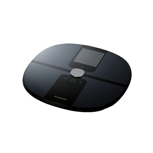エレコム ELECOM HCS-WFS03BK ﾌﾞﾗｯｸ 体重計 体組成計 自動認識機能付 MRI測定 50g単位 Wi-Fiｽﾏﾎ連動 HCSWFS03BK