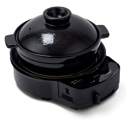 シロカ siroca SQ-D151D ブラック おうちいろり 土鍋付き プレート4種 SQD151D 29,700円
