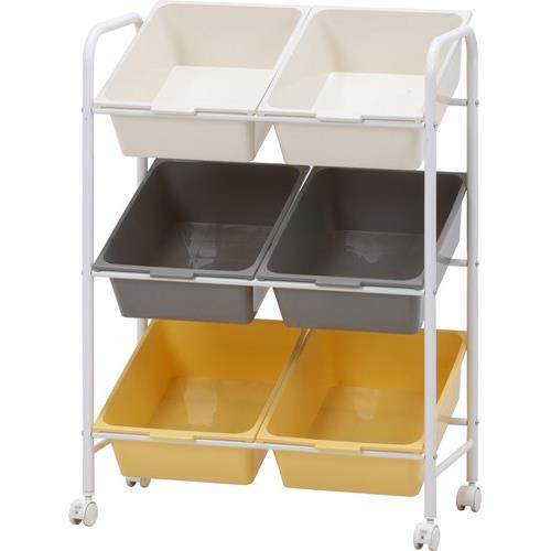 不二貿易 【組立品】キッズラック ｃｏｌｏｒ ６マス 38294