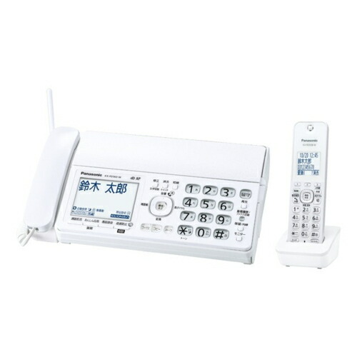 パナソニック Panasonic KX-PD360DL-W デジタルコードレス普通紙ファクス 子機1台付き KXPD360DLW