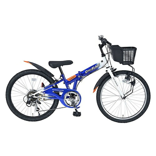 マイパラス My pallas MJ-822F-BL ブルー 折畳ジュニアMTB22･6SP･CIデッキ MJ822FBL