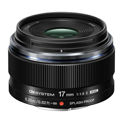 【長期保証付】OM SYSTEM M.ZUIKO DIGITAL 17mm F1.8 II マイクロフォーサーズマウント 広角単焦点レンズ EZM17F182