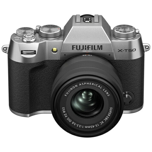 【長期保証付】【対象ショップ限定 先着1000円OFFクーポン】富士フイルム FUJIFILM X-T50S シルバー XC15-45mmF3.5-5.6 OIS PZレンズキット ミラーレス一眼カメラ 日英2か国語モデル X-T50LK1545SJP XT50LK1545SJP