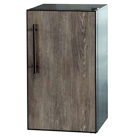 【設置】Life on Products ライフオンプロダクツ LPRKC001-DW ダークウッド ノンフロン冷凍庫 右開き 60L 幅471mm LPRKC001DW
