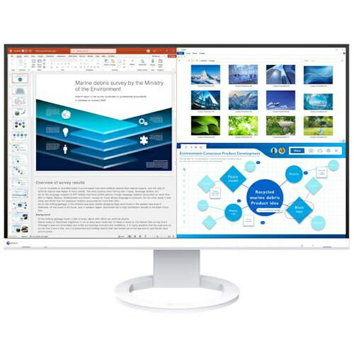 【対象ショップ限定 先着1000円OFFクーポン】EIZO エイゾー FlexScan EV2720S-WT 27型 WQHDモニター ホワイト EV2720S-WT